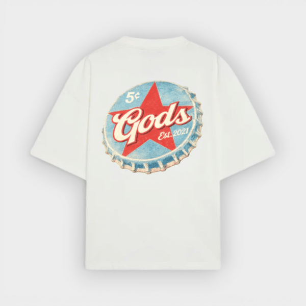 Fake Gods - Camiseta Bottle Cap Tee White