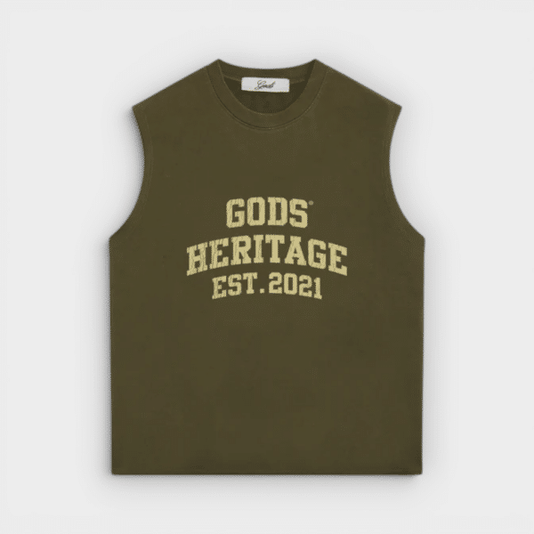 Fake Gods - Camiseta sin Mangas Heritage Sleeveless Green