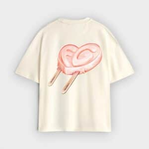 Fake Gods - Camiseta Iced Heart Tee Cream