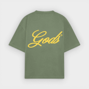 Fake Gods - Camiseta Script Boxy Tee Green