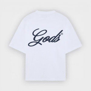 Fake Gods - Camiseta Script Boxy Tee White