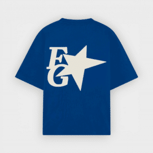 Fake Gods - Camiseta Star Boxy Tee Blue