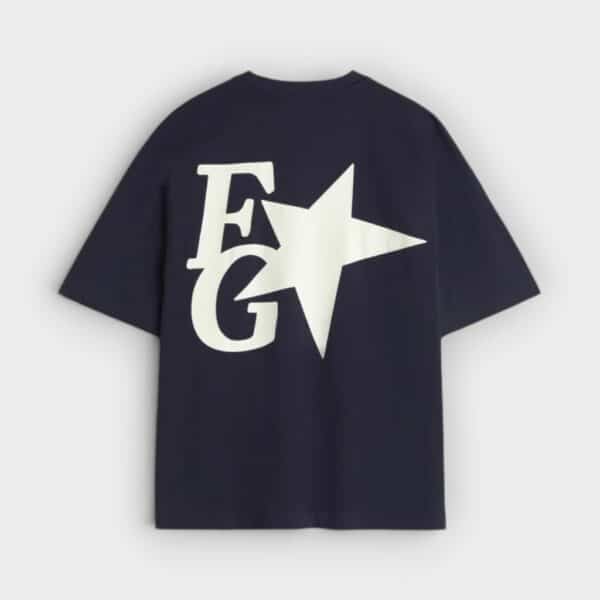 Fake Gods - Camiseta Star Boxy Tee Navy