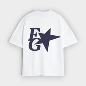 Fake Gods - Camiseta Star Boxy Tee White