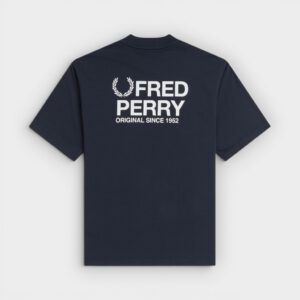 Fred Perry - Camiseta Back Graphic T-Shirt Azul Marino
