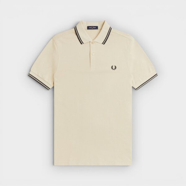 Fred Perry - Polo M3600 Twin Tipped Avena Negro