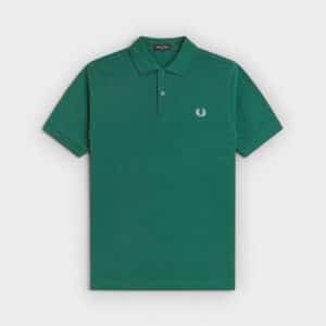 Fred Perry - Polo M6000 Plain Verde Deportivo Hielo Claro