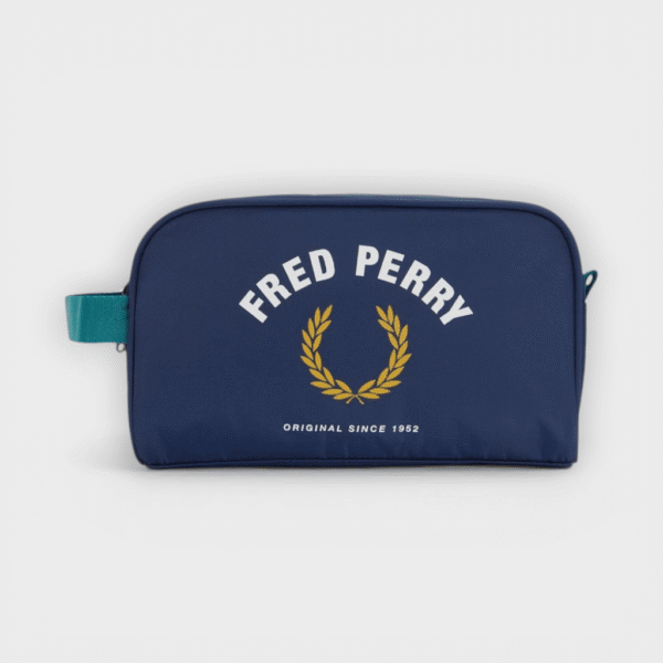 Fred Perry – Neceser Deportivo de Nailon azul tenis