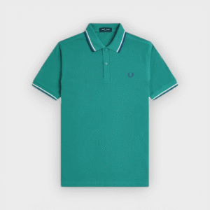 Fred Perry - Polo M3600 verde menta intenso blanco nieve eclipse Soho