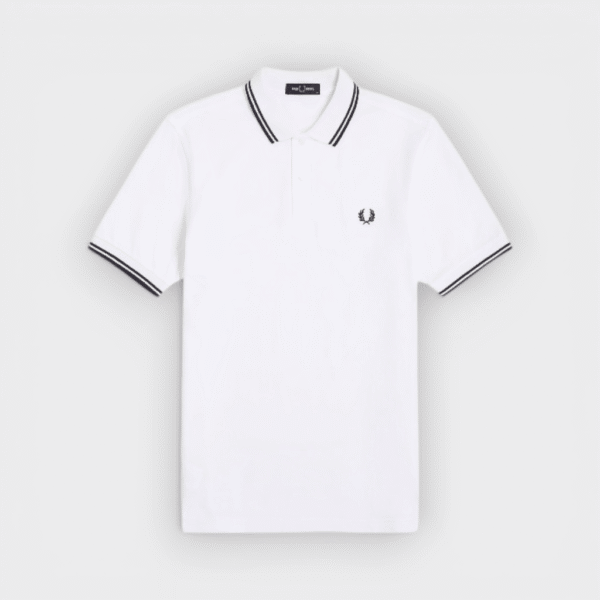 Fred Perry - Polo M3600 blanco negro negro