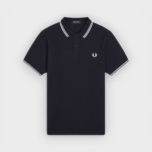 Fred Perry - Polo M3600 azul marino blanco blanco