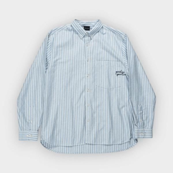 Goodies Sportive – Camisa BB Oxford Shirt Blue Stripe