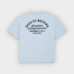 Deus Ex Machina - Camiseta Harajuku Sign Tee Cerulean Blue