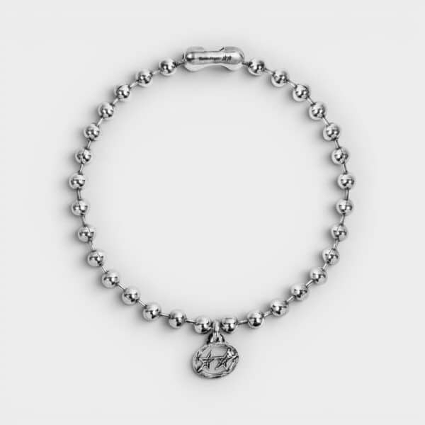 TwoJeys - Collar Icon Ball Necklace #3 Silver