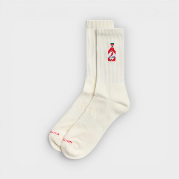 Revolution – Calcetines Jacquard 8925 CHI White