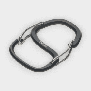 Craighill - Llavero Coachwhip carabiner vapor black