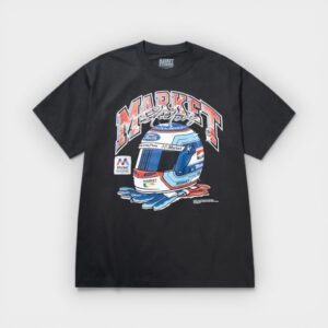 Market Studios - Camiseta Racing Helmet T-Shirt Black