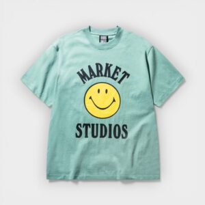 Market Studios - Camiseta Smiley Mood T-Shirt Green