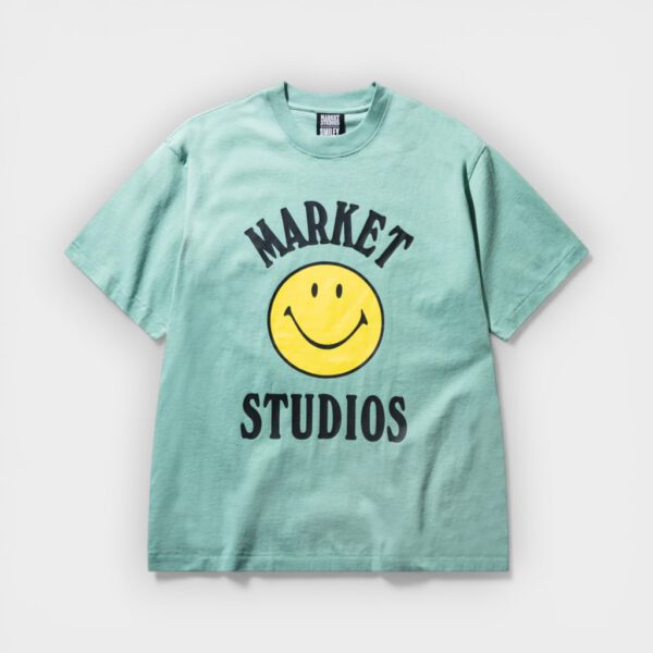Market Studios - Camiseta Smiley Mood T-Shirt Green