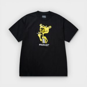Market Studios - Camiseta Yellow Panther T-Shirt Black
