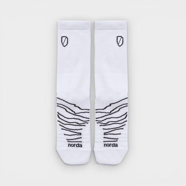 Norda – Calcetines Técnicos de Running Performance Sock White