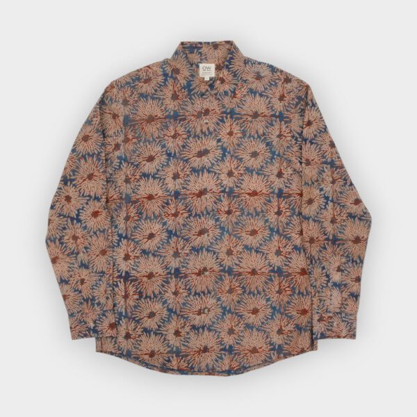 Otherwise - Camisa Halo hand printed Ls multi