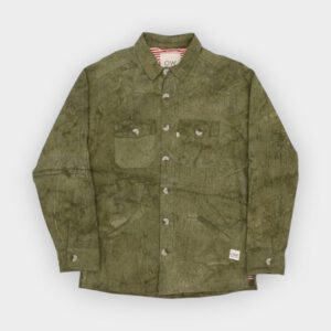 Otherwise - Chaqueta Opal hand dyed corduroy green