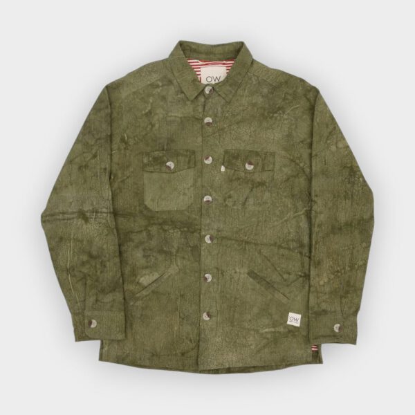 Otherwise - Chaqueta Opal hand dyed corduroy green