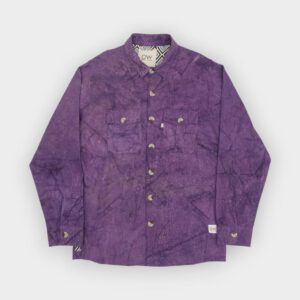 Otherwise - Chaqueta Velvet hand dyed corduroy purple