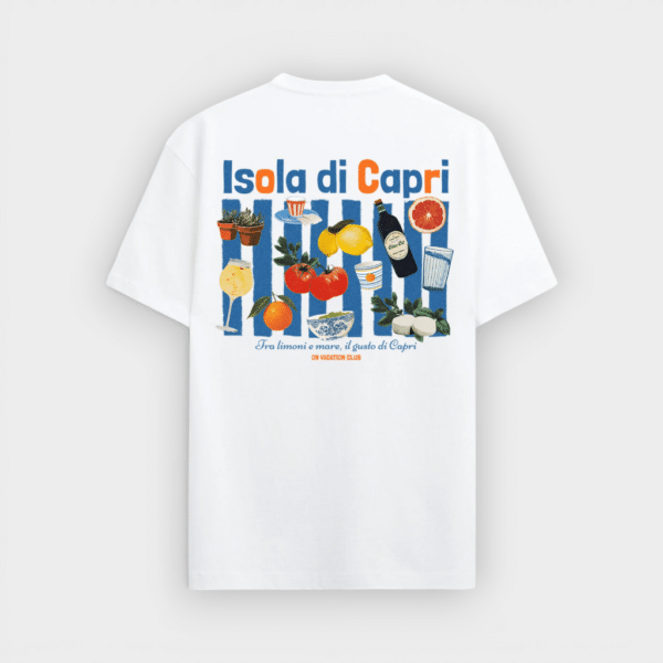 On Vacation - Camiseta Taste of Capri White