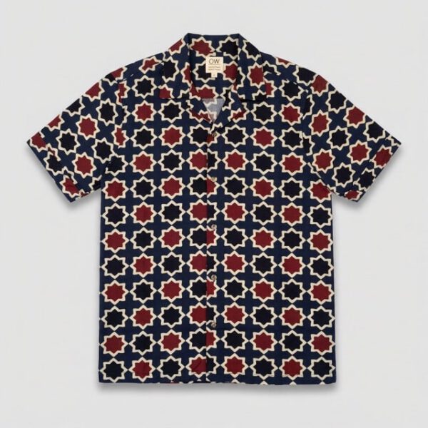 Otherwise - Camisa Fari Hand Printed