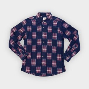 Otherwise - Camisa Noir hand printed Ls purple