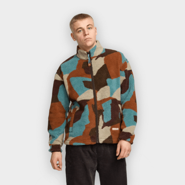 Revolution - Chaqueta Printed teddy 7023 brown
