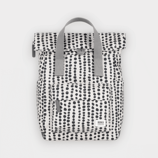 Roka - Mochila Canfield B linear dot recycled canvas small