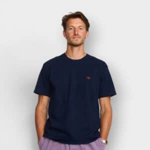 Revolution - Camiseta 1449 SHR Application T-Shirt Navy Melange
