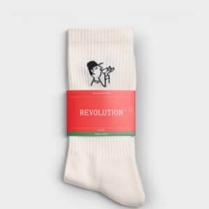 Revolution - Calcetines Jacquard 8925 COF White