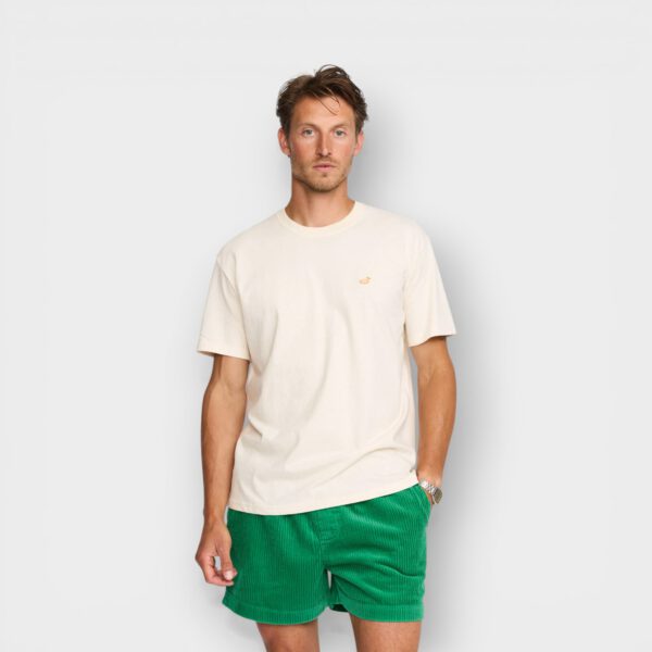 Revolution - Camiseta 1449 DUC Application T-Shirt Offwhite Melange