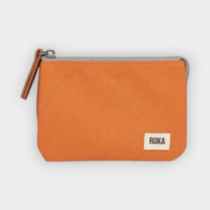 Roka – Cartera Carnaby Atomic Orange Recycled Canvas Medium