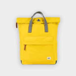 Roka - Mochila Canfield B mustard recycled nylon medium