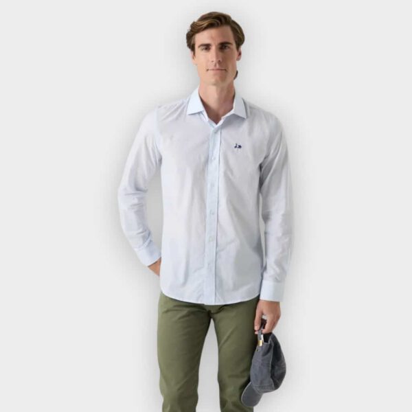 Scotta 1985 - Camisa Sport Stripes Celeste