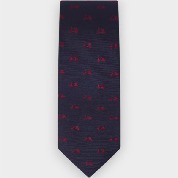 Scotta 1985 - Corbata Logo seda marino