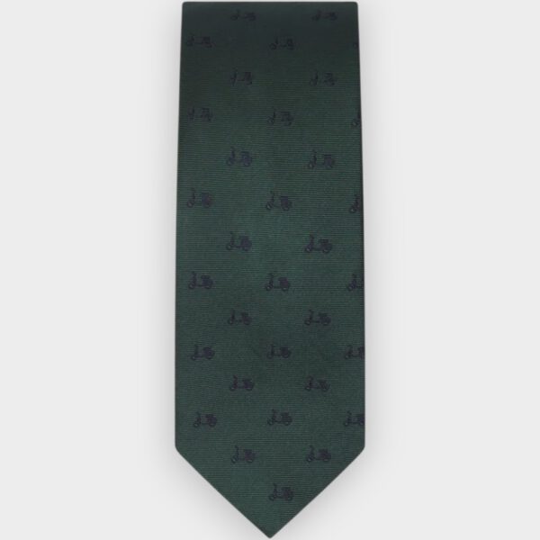 Scotta 1985 - Corbata Logo seda verde