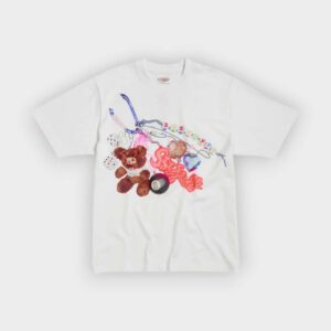 Ssstufff - Camiseta Cute key chain white