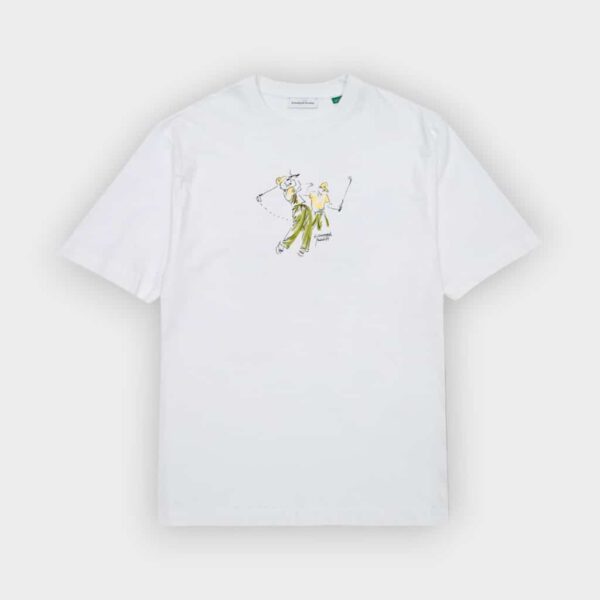 Edmmond - Camiseta Swing plain white