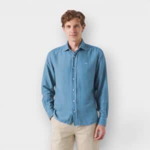 Scotta 1985 - Camisa Lissome Li Co Azul Denim