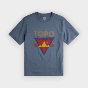 Topo Designs - Camiseta Vastview explorer stone blue