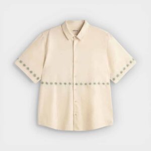 Thinking Mu - Camisa Pannacota Embroidery Tom