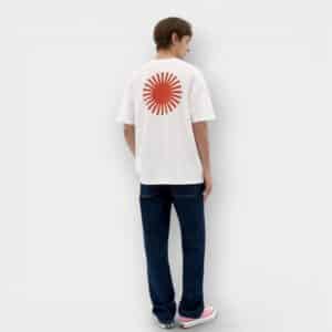 Thinking Mu - Camiseta Sol Contrast Aaron Blanca