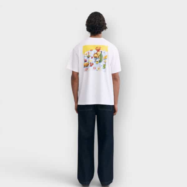 Thinking Mu - Camiseta Buenas Costumbres Aaron Blanca
