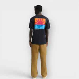 Thinking Mu - Camiseta Mediterranean Sunrise Zach Navy